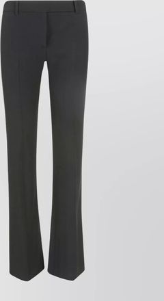 Alexander McQueen slim bootcut trousers featuring front crease