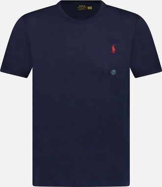Polo Ralph Lauren Mens Polo Ralph Lauren Custom Slim Fit T-Shirt in Navy - Size: 42