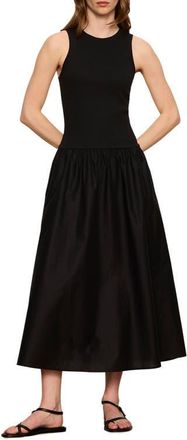 Sanctuary Take Me Away Sleeveless Tank Maxi Dress in Black at Nordstrom, Size X-Small