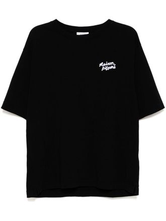 Maison Kitsun&eacute; Handwriting Comfort T-shirt - men - Cotton - S - Black