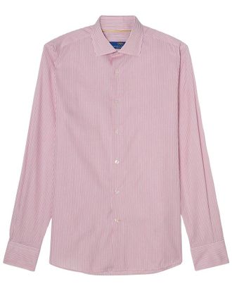 Robert Talbott Reynolds Twill Bengal Dress Shirt