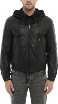 Diesel Black Regular Hood Jacket
