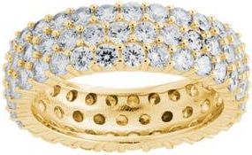 Sterling Forever Kate Cubic Zirconia Ring in Gold at Nordstrom, Size 7