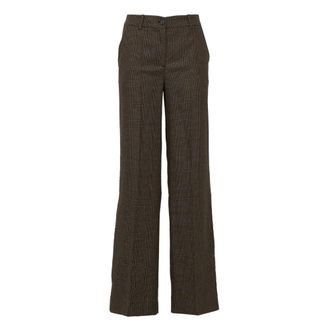 P.A.R.O.S.H. P.a.r.o.s.h. - Riley Wijde Broek - Dames - Broeken - Bruin - Maat: XS