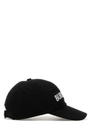 Burberry A:MH Logo-Embroidered Cotton Baseball Cap - Black