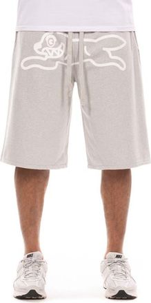 Icecream Cup Terry Drawstring Shorts in Heather Grey at Nordstrom, Size Xx-Large