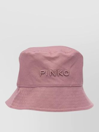 Pinko wide brim hat featuring stitched detailing