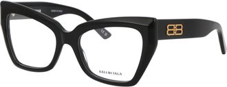 Balenciaga BB0275O Cat-Eye Acetate Eyeglasses - Black