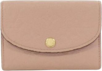 Louis Vuitton Pre-owned Wallets, female, Pink, Size: ONE SIZE Pre-owned Leather Wallet