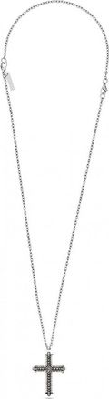 Police PEAGN0033702 Mens Whiz Antique Necklace - Silver