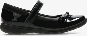 Clarks Venture Star Zwarte Pat Lea Schoenen