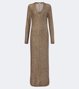 Brunello Cucinelli Sequined maxi dress