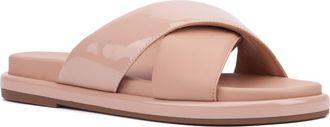 New York & Company Geralyn Slide Sandal in Beige at Nordstrom Rack, Size 6.5