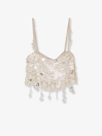 Retrof&ecirc;te Top Eudora con macro-paillettes - RETROFETE - gender_Woman