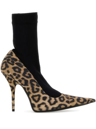 Balenciaga 110 mm Avenue Sock pumps - Bruin