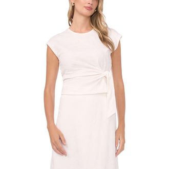 Vince Camuto Floral Jacquard Knit Tank in New Ivory at Nordstrom Rack, Size X-Small