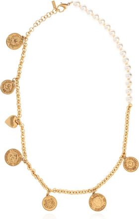 Moschino Ketting met hangers - Dames - Kettingen - Geel - M - Accessoires