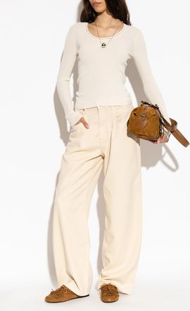 Isabel Marant Top Selenie, Womens, Cream