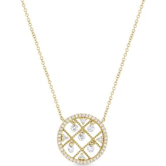 Bony Levy Audrey Diamond Pendant Necklace in 18K Yellow Gold at Nordstrom