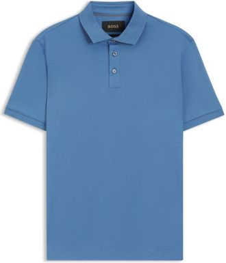 BOSS Regular-fit polo shirt in mercerized Italian cotton