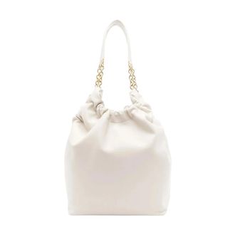 DeMellier Miami Shoulder Bag - Dames - Tassen - Wit - Maat: ONE Size Katoen