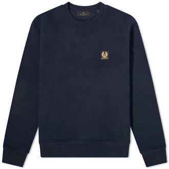 Belstaff Sweatshirt - Dames - Sweatshirts - Blauw - S - Katoen - Hoodies & sweatvesten