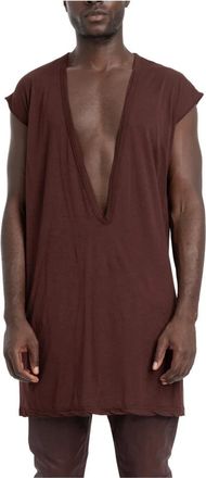 Rick Owens Hombre, Camisetas, Rojo, Talla: S