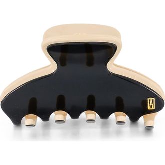 Alexandre de Paris Tenderly acetate hair clip in Black at Nordstrom, Size Small
