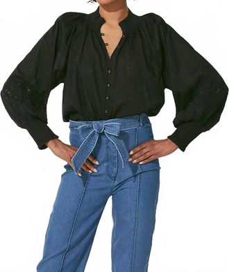 Cleobella Vera Blouse In Black