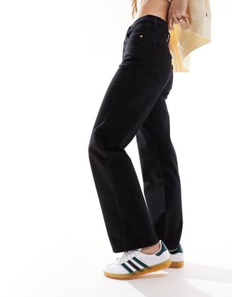 Levi's Ribcage - Jeans dritti alla caviglia neri-Nero