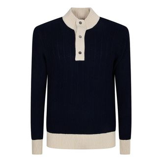 Ballantyne Turtlenecks, male, Blue, Size: XL Ballantyne Sweaters