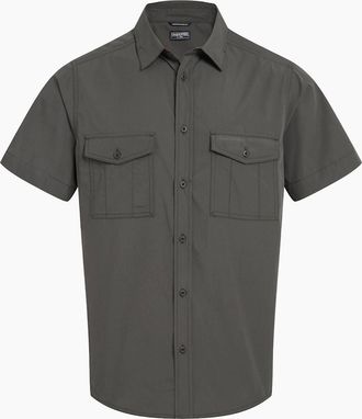 Craghoppers Mens Craghoppers Mens Kiwi II Short-Sleeved Shirt - Brown - Size: 44/Regular