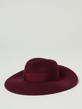 Borsalino Hat BORSALINO Woman color Burgundy