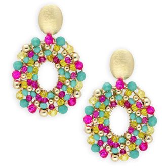 Lott. Gioielli Open Oval S Element Oorbellen - Dames - Oorbellen - Veelkleurig - ONE Size - Accessoires