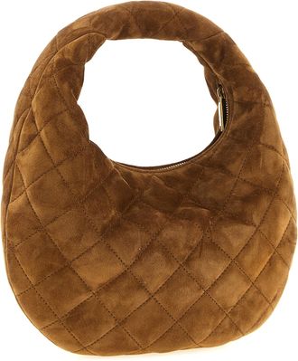 Saint Laurent Womens Shoulder Bag Brown Calfskin Leather