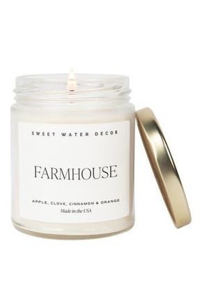 Sweet Water Decor Apple Pie Soy Jar Candle - Set of 2 in White at Nordstrom Rack