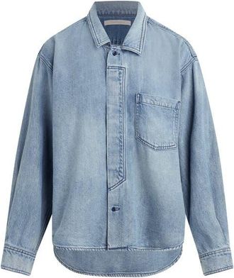 Favorite Daughter The Thinking About It Denim Shirt in Coronado at Nordstrom, Size X-Large