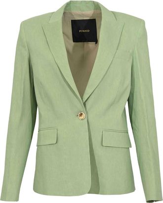 Pinko Freda Jacket In Stretch Linen