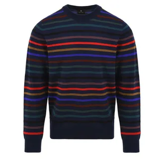 Paul Smith Round-neck Knitwear, male, Multicolor, Size: S Sweater M2R-979Y-N22231
