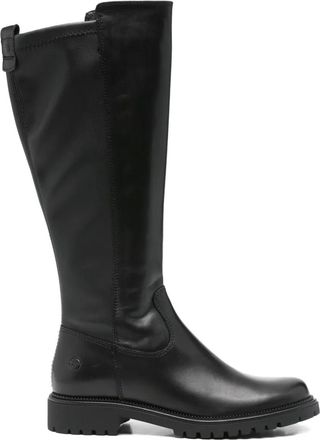 Tamaris leather boots - women - Leather/Leather/Rubber - 40 - Black