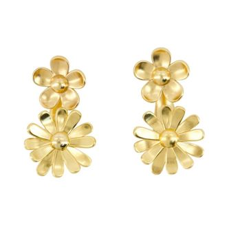 Marc Jacobs Daisy Wild Statement Oorbellen - Dames - Oorbellen - Geel - ONE Size - Accessoires
