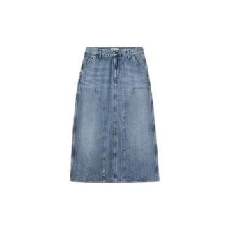 Carhartt Work in Progress Falda Larga de Doble Rodilla para Mujer - Skirts - Mujer - Azul - XS