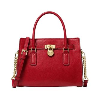 Michael Kors Hamilton Moderne Small Satchel - - Bags - Donna - Rosso - ONE SIZE