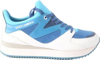 Dolce & Gabbana Sneakers, male, Blue, Size: 8 US Dolce & Gabbana Men Sneakers