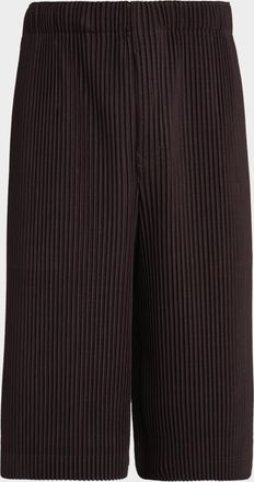 Homme Pliss&eacute; Issey Miyake Men & apos;s Pleated Bermuda Shorts