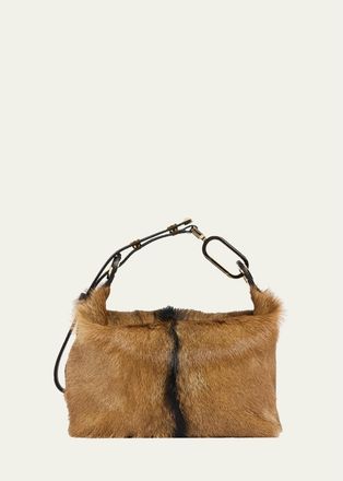 Christian Louboutin Flo Calf Hair Pouch Bag