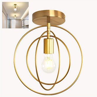 OEM L&aacute;mpara De Techo, L&aacute;mpara Colgante De Jaula De Metal, Dise&ntilde;o Industrial Vintage, E27 60w, Para Sala De Estar, Dormitorio, Pasillo