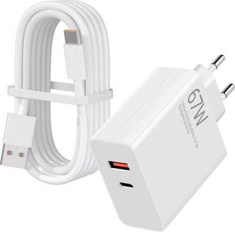 OEM Caricabatterie Rapido Da 67 W Per Xiaomi 14/15 Ultra14t/14/13t/13 Lite, Redmi Note 15/14/13/a3/12/11/10 Pro 5g, Poco F7/x7/x6/m6/x5 Pro/f4/x4 5g/x4 Gt