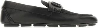 Valentino Slip-On Leather Loafers, Brand Size 40 (US Size 7)
