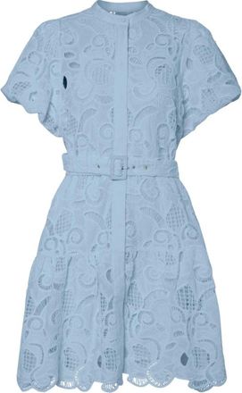 Y.A.S Y.a.s, Dames, Jurken, Blauw, Maat: XS Katoen